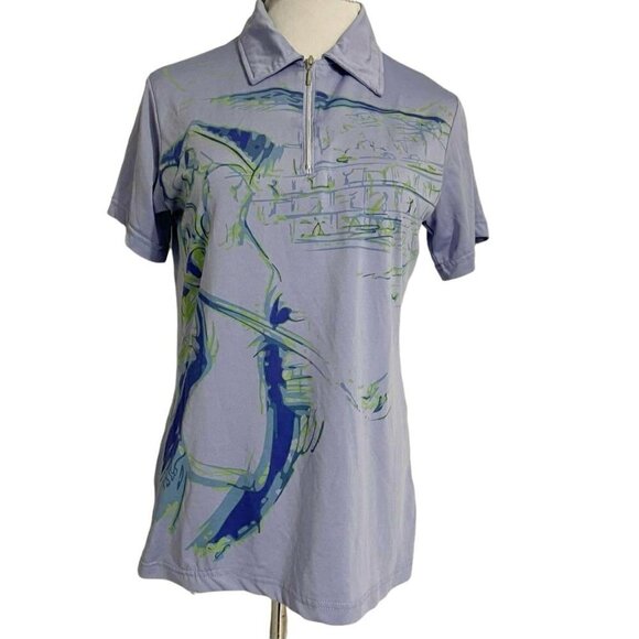 Emerald 18 Small  Top Shirt Golf Athletics - Picture 1 of 6